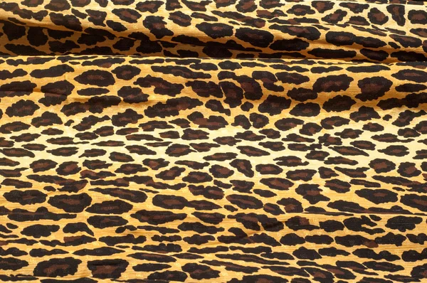 Textura Tela Sombreada Bajo Leopardo Tejido Textil Material —  Fotos de Stock