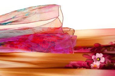 kumaş, malzeme, doku. Stüdyo fotoğrafı kumaş