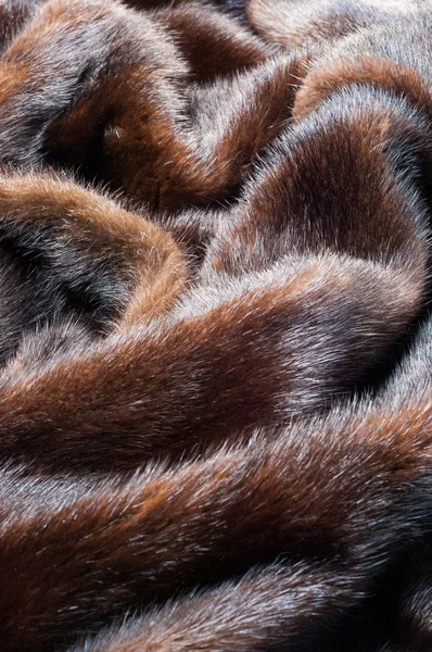 Textura. Piel de visón. abrigo de visón —  Fotos de Stock
