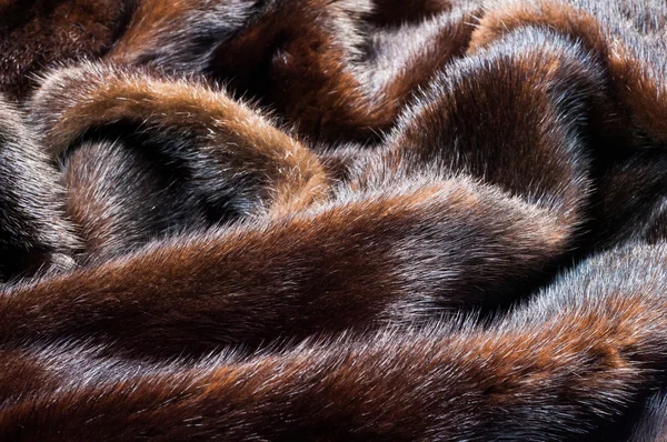 Texture. Fourrure de vison. manteau de vison — Photo