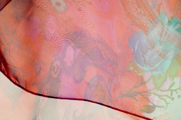 Tecido Têxtil Tecido Material Textura Tecido Fotografado Estúdio — Fotografia de Stock