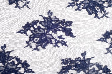 Dantel kumaş dokusu. İnce güzel dantel