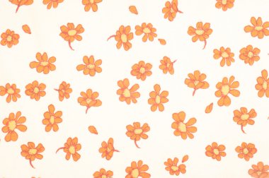 sarı çiçek kumaş dokusu