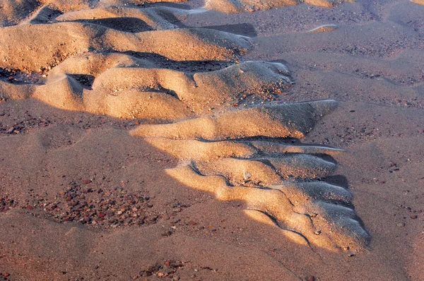 Die Textur Des Sandes Sand Der Wilden Natur — Stockfoto