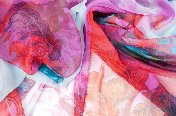 Pink Fabric Texture Photographed Studio — Stock Photo, Image