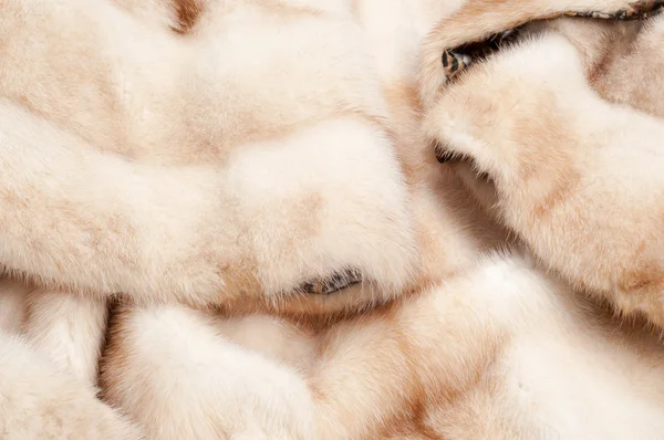 Texture. Mink fur. mink coat — Stock Photo, Image