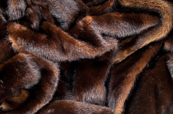 Texture. Mink fur. mink coat — Stock Photo, Image