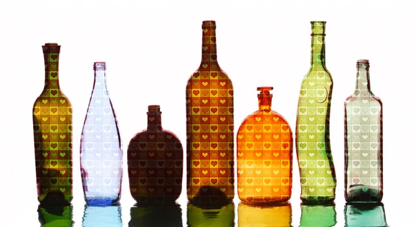 Empty bottles — Stock Photo, Image