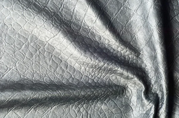 Crocodilo Pele Preto Textura Estúdio Fotografia — Fotografia de Stock