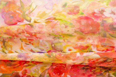 Kumaş ipek doku. soyut resim