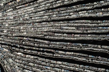 Payetli kumaş dokusu. mücevherli, pullu, boncuk gibi