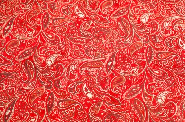 Cilt dokusunu altın desenle kırmızı