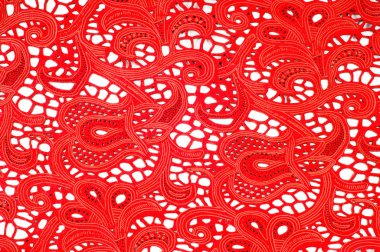 Cilt dokusunu kırık bir desenle fotoğraf stüdyo kırmızı