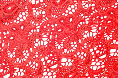 Cilt dokusunu kırık bir desenle fotoğraf stüdyo kırmızı