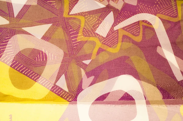 Silk Tyg Textur Abstrakt Målning Bstract Vågmönster Silk Batik Bra — Stockfoto