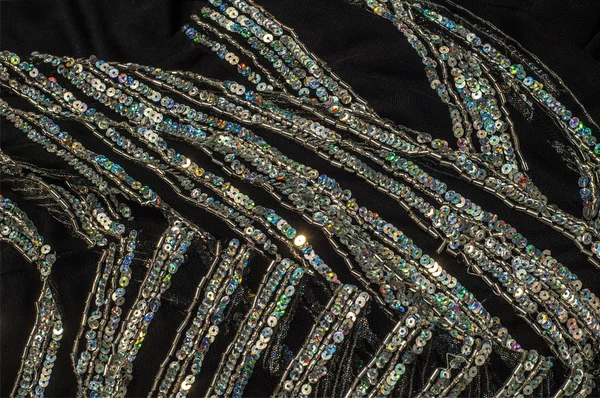 Fabric texture sequined — Stock Photo, Image