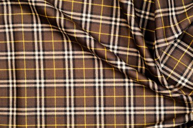 İskoç tarzı kumaş. Sıcak ekose