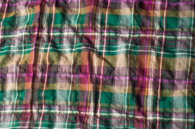 İskoç tarzı kumaş. Sıcak ekose