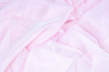 Yumuşak pembe ipek kumaş dokusu