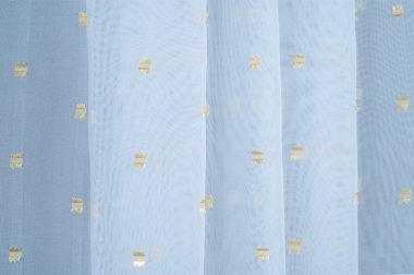 İpek kumaş dokusu, altın aksan ile beyaz