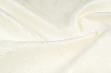 Gül renklerle boyalı kumaş ipek doku