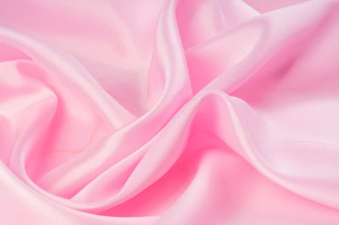 Kumaş ipek doku pembe