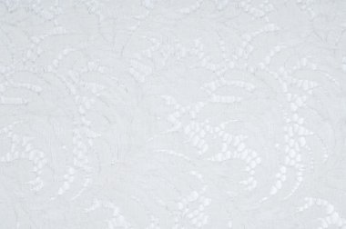 Doku dantel kumaş. dantel beyaz arka plan stüdyo üzerinde