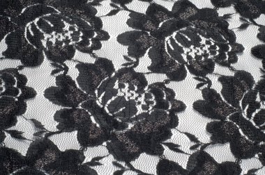 Doku dantel kumaş. dantel beyaz arka plan stüdyo üzerinde