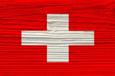 Eski ahşap (Yönetim Kurulu) .flag İsviçre'nin dokusu