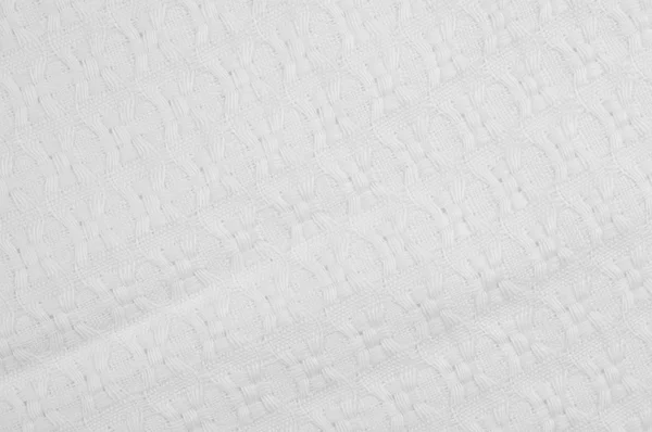 Textura de pano de lã branco — Fotografia de Stock