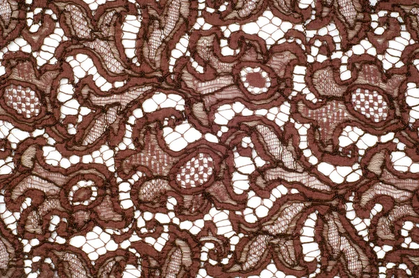 Doku dantel kumaş. dantel beyaz arka plan stüdyo üzerinde