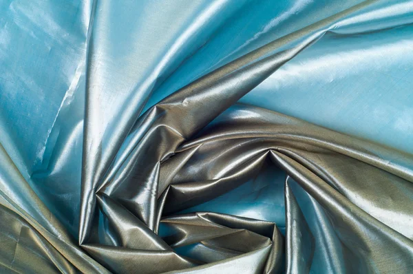 Silk fabric texture. Blue Steel. Very thin, transparent — Stock Photo, Image