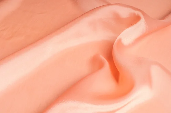 The texture of the silk fabric, soft pink — Stock Photo, Image