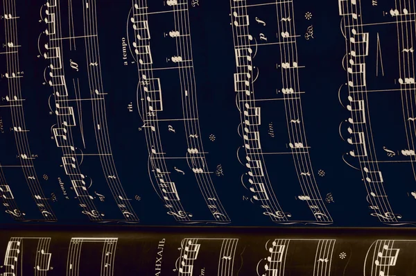 La textura de la partitura — Foto de Stock