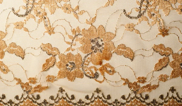 Texture Lace Fabric Lace White Background Studio Thin Fabric Made — Stock Photo, Image