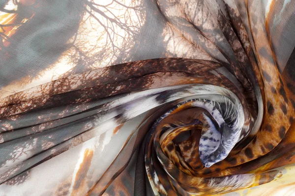 Шелковая Ткань Текстуры Сафари Тигров Студия Графики — стоковое фото