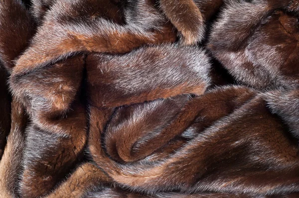 Texture Mink Fur Mink Coat Photo Studio — Stock Photo, Image