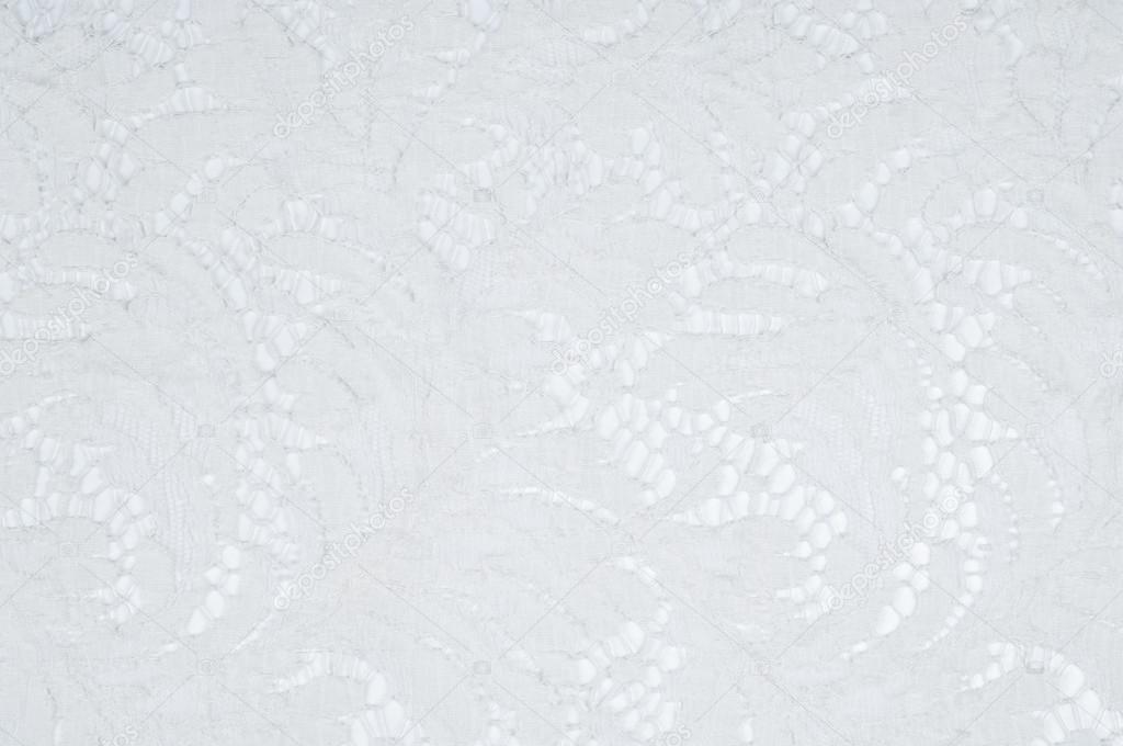 Texture lace fabric. lace on white background studio — Stock Photo