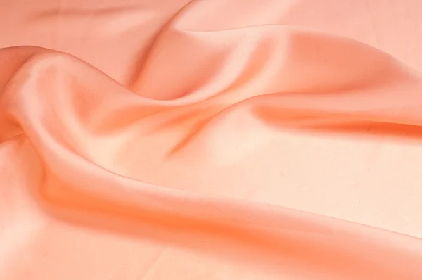 Η υφή του το μεταξωτό ύφασμα, απαλό ροζ — Φωτογραφία Αρχείου