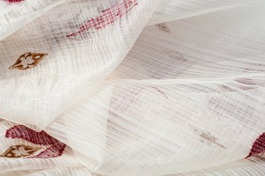 Doku, arka plan. tül, bobin-net, bobin, yanılsama. yumuşak bir