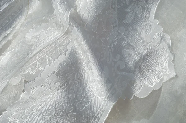 Tule, bobina-rede, bobina, ilusão. uma seda macia, fina, algodão — Fotografia de Stock