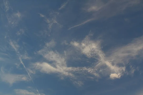 Vasto Céu Azul Nuvens Céu Fundo Céu Azul Com Nuvens — Fotografia de Stock