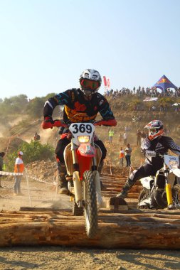 Bodrum, Türkiye, 07 Kasım 2015: Türkiye Enduro Şampiyonası 'nın 6. ayağı Türkiye Motosiklet Federasyonu tarafından yapıldı.