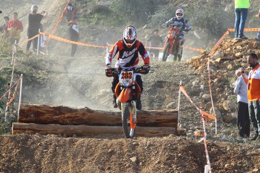 Bodrum, Türkiye, 07 Kasım 2015: Türkiye Enduro Şampiyonası 'nın 6. ayağı Türkiye Motosiklet Federasyonu tarafından yapıldı.