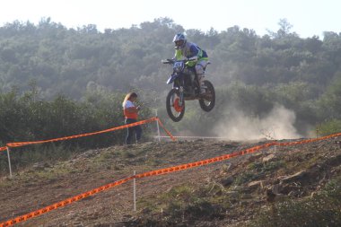 Bodrum, Türkiye, 07 Kasım 2015: Türkiye Enduro Şampiyonası 'nın 6. ayağı Türkiye Motosiklet Federasyonu tarafından yapıldı.