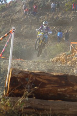 Bodrum, Türkiye, 07 Kasım 2015: Türkiye Enduro Şampiyonası 'nın 6. ayağı Türkiye Motosiklet Federasyonu tarafından yapıldı.