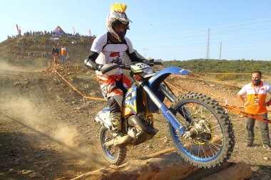 Bodrum, Türkiye, 07 Kasım 2015: Türkiye Enduro Şampiyonası 'nın 6. ayağı Türkiye Motosiklet Federasyonu tarafından yapıldı.