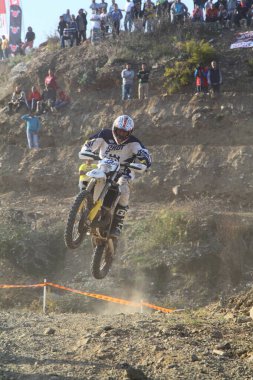 Bodrum, Türkiye, 07 Kasım 2015: Türkiye Enduro Şampiyonası 'nın 6. ayağı Türkiye Motosiklet Federasyonu tarafından yapıldı.