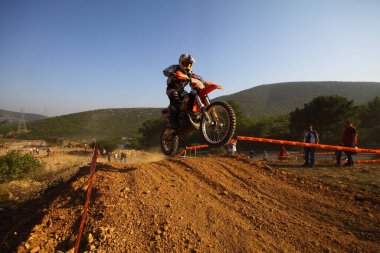 Bodrum, Türkiye, 07 Kasım 2015: Türkiye Enduro Şampiyonası 'nın 6. ayağı Türkiye Motosiklet Federasyonu tarafından yapıldı.