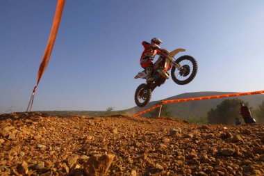 Bodrum, Türkiye, 07 Kasım 2015: Türkiye Enduro Şampiyonası 'nın 6. ayağı Türkiye Motosiklet Federasyonu tarafından yapıldı.